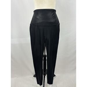 Spanx Faux Leather Leggings Black 1X Plus Size Skinny